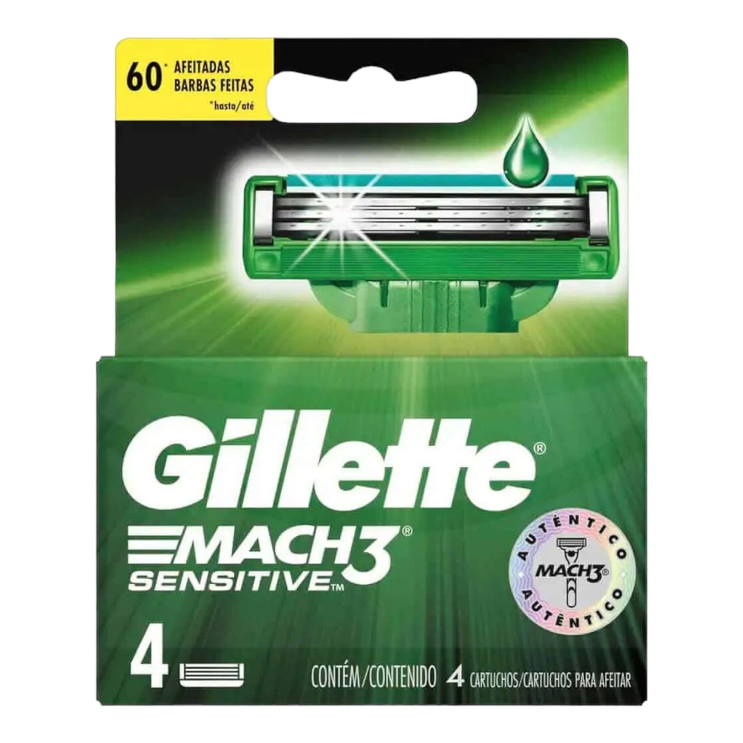 REPUESTO MACH3 4H*SENSITIVE 4 UN GILLETTE