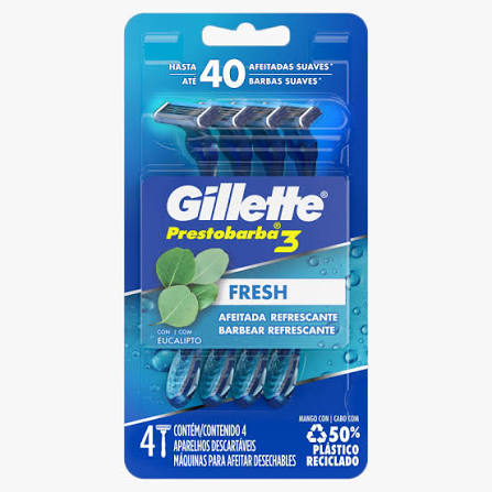RASURADORA PARA BARBA 4 PIEZAS GILLETTE