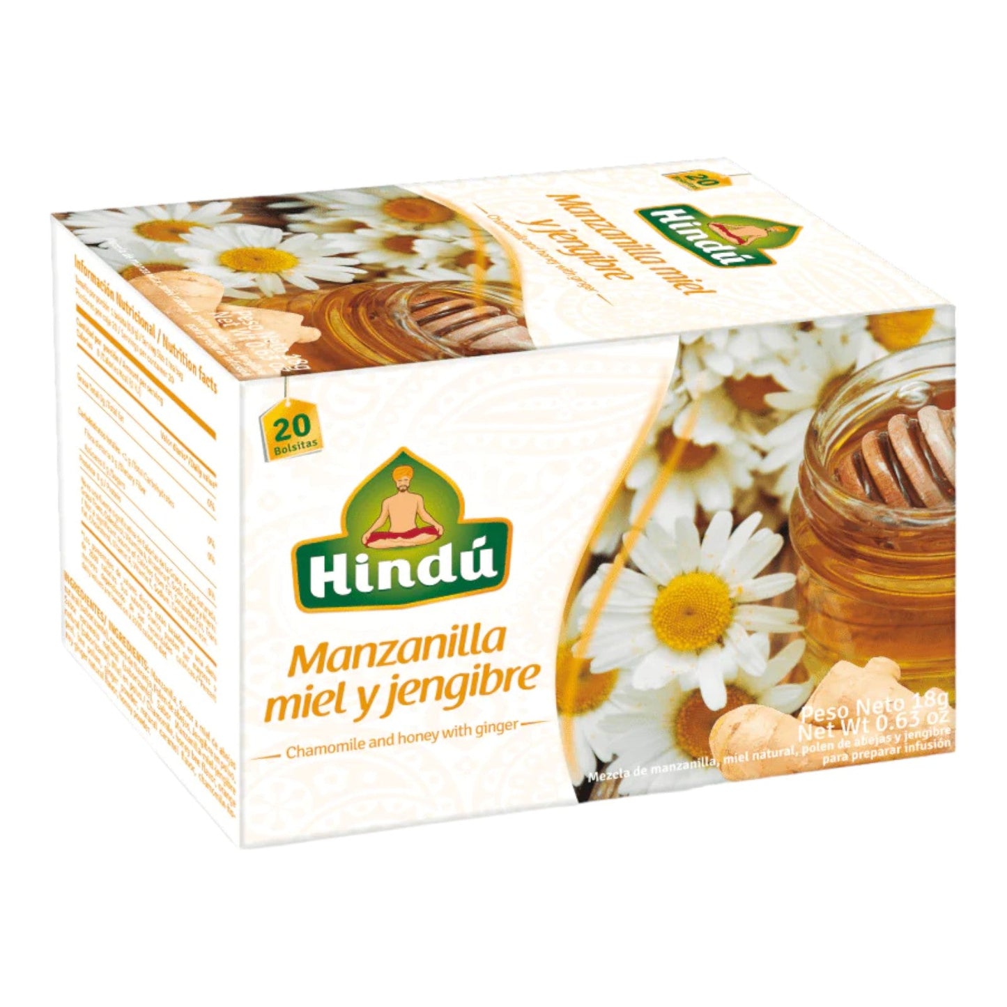 TE HERBAL DE MANZANILLA 20 SOBRES TE HINDU