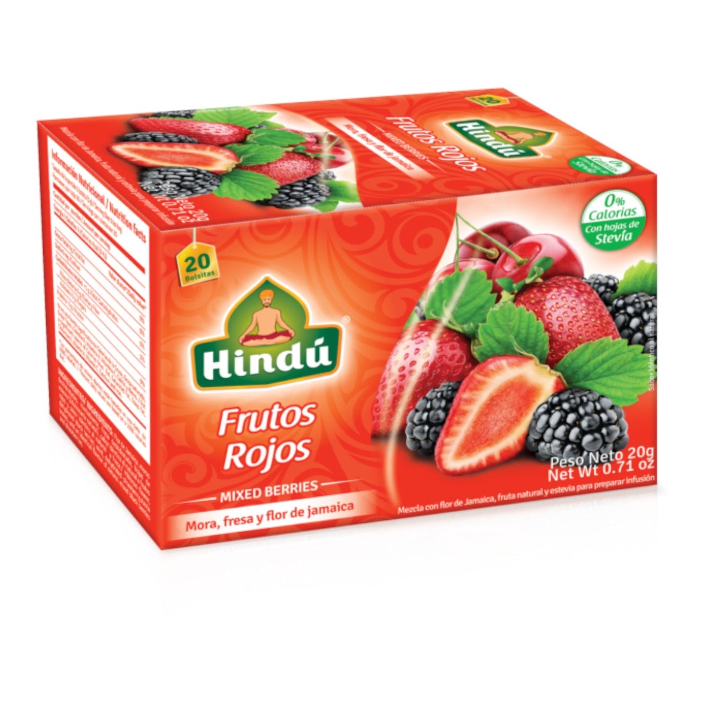 TE PASION FRUTOS ROJOS 20 SOBRES TE HINDU