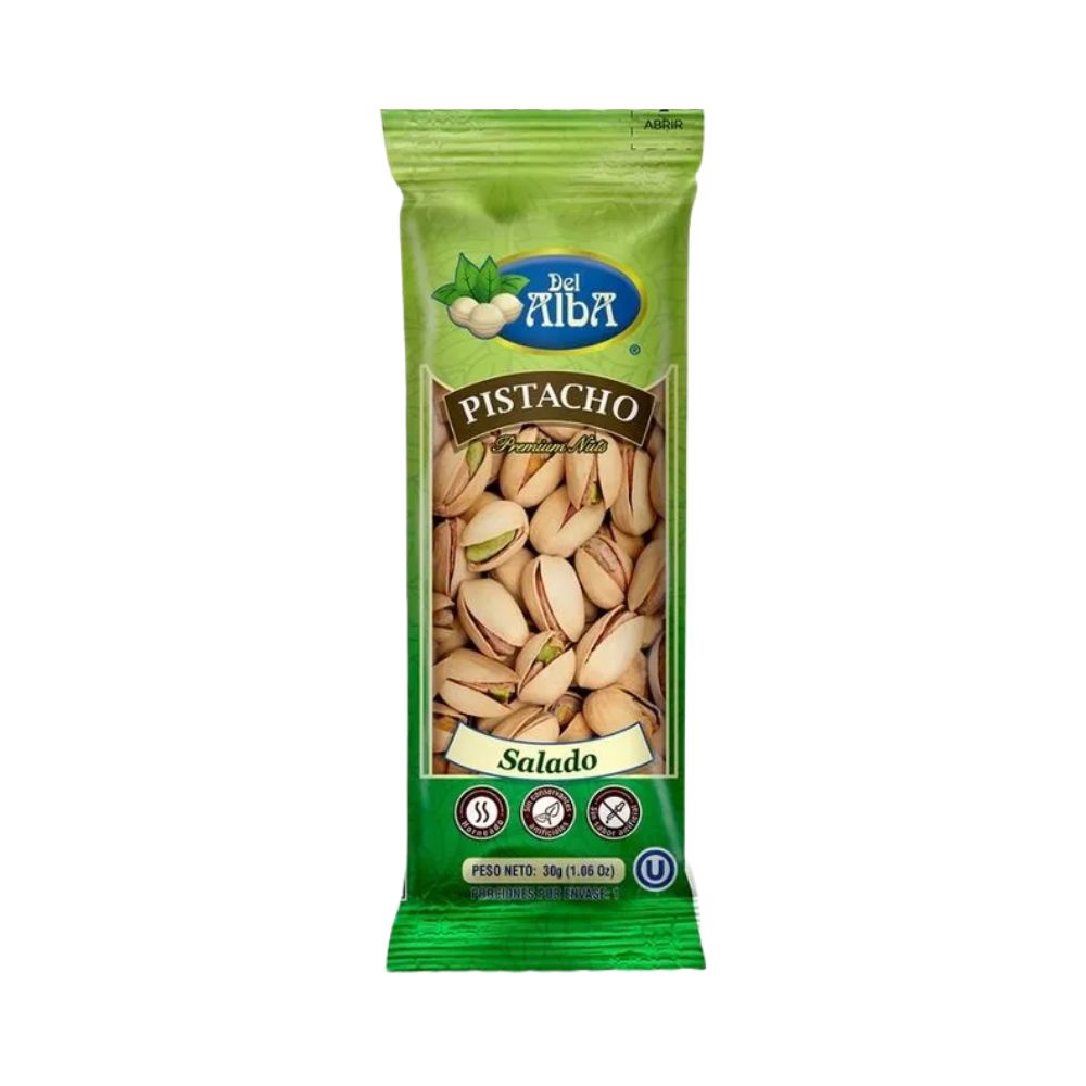 PISTACHO PREMIUM SALADO 30G DEL ALBA