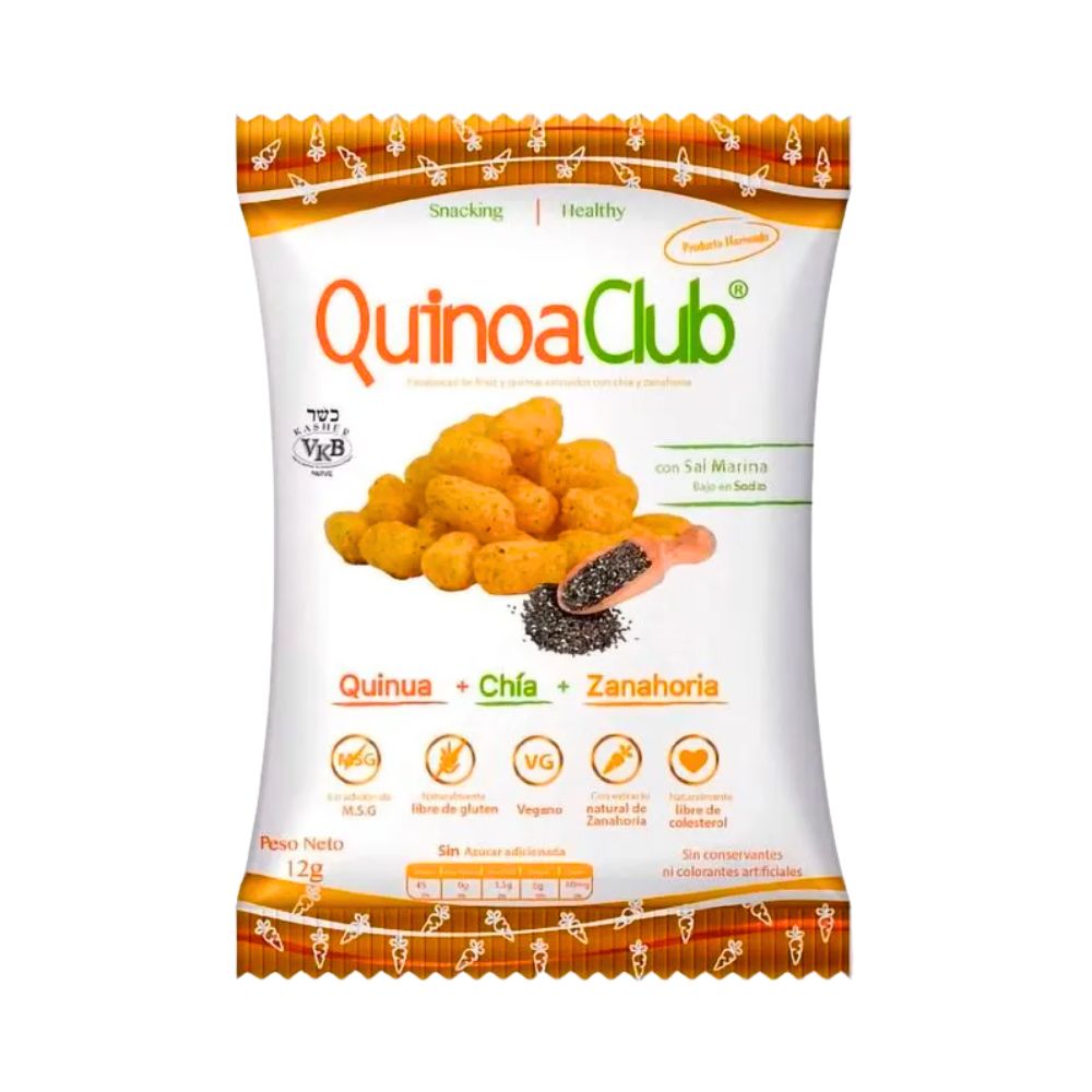 SNACKS MAIZ CHIA ZAN. 12GR QUINOA CLUB