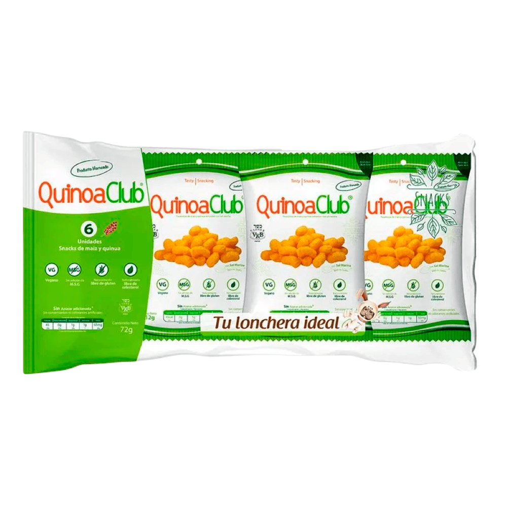 PASABOCAS NATURAL 6 PK QUINOA CLUB