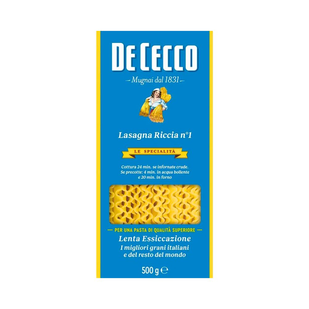 LASAGNA RICCIA #1 500GR DE CECCO