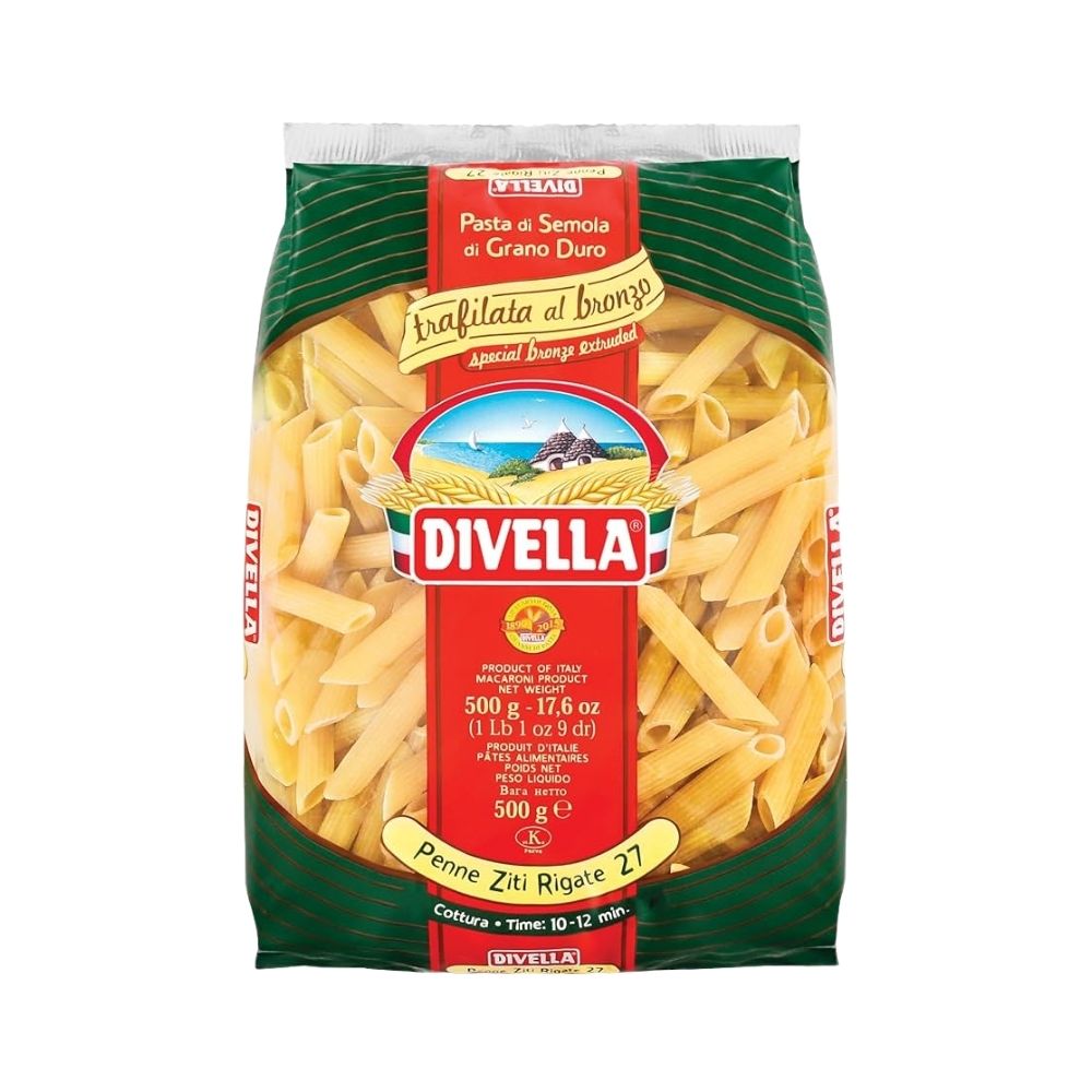PENNE ZITI RIGATE 27 500GR DIVELLA