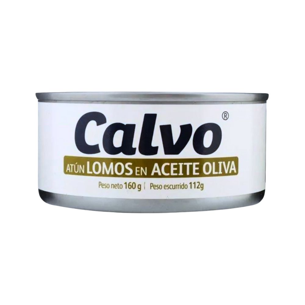 ATUN LOMO ACEITE OLIVA 160 GR CALVO