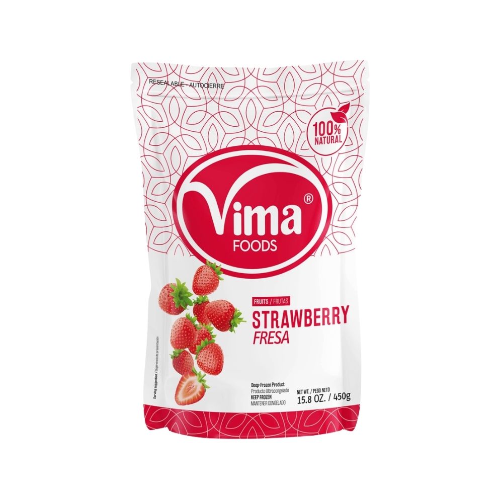 FRESAS ENTERAS 450 GR VIMA FOODS