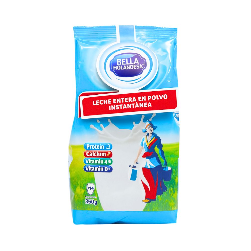 LECHE EN POLVO ENTERA SACHET 350gr BELLA HOLANDESA