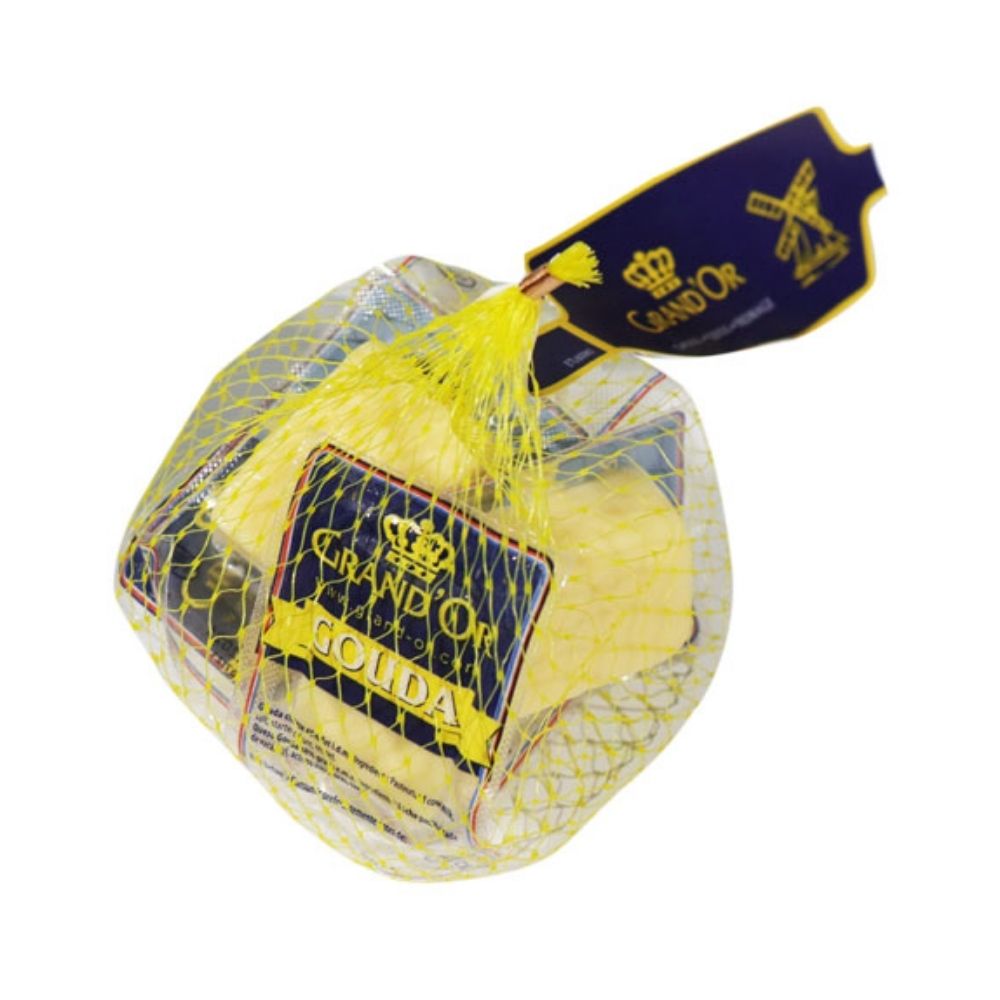 Queso Gouda Grand'Or en porción de 5 unidades, recibe a domicilio en Boquete y David. Listo para entrega .