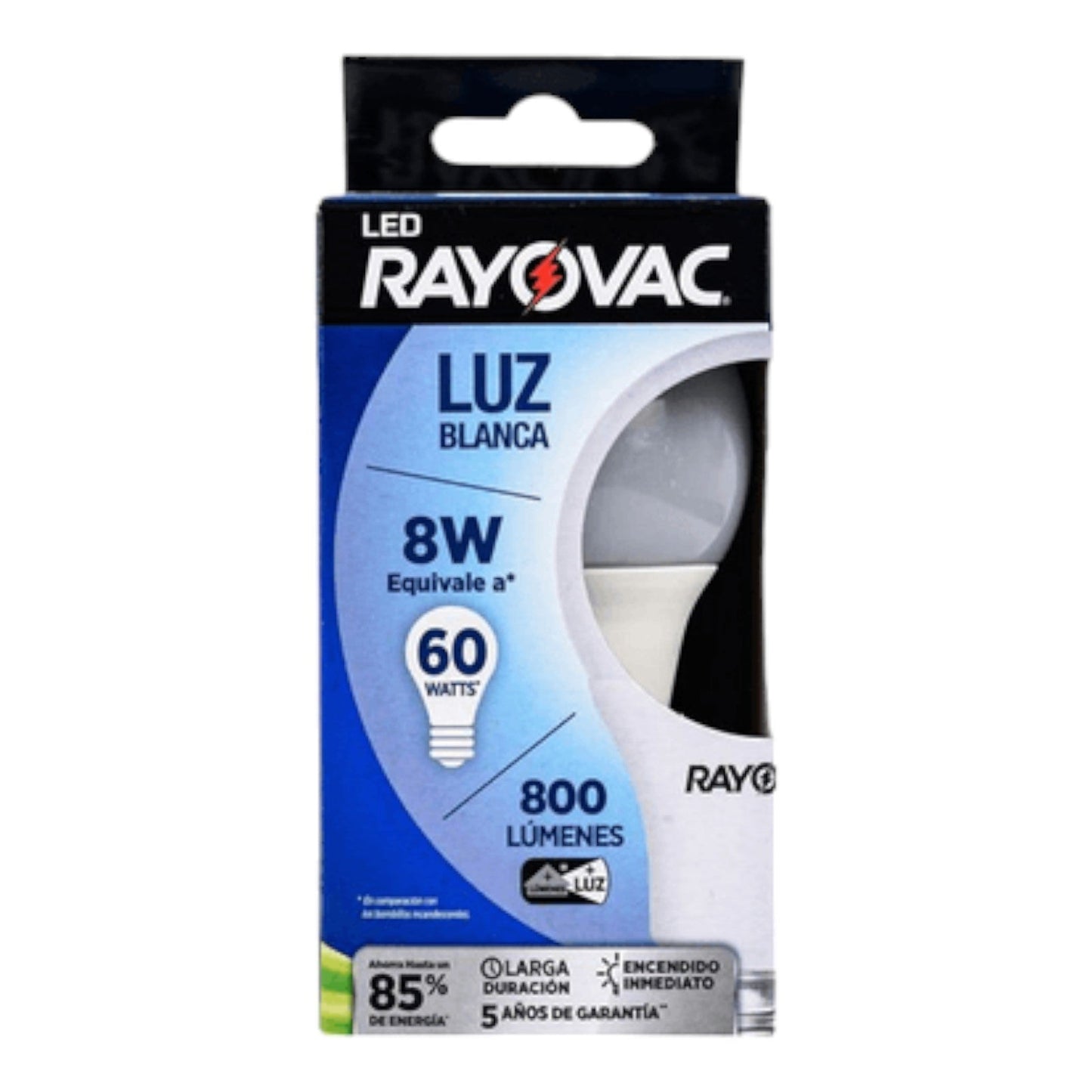 BOMBILLO LED 8W LUZ BLANCA RAY-O-VAC
