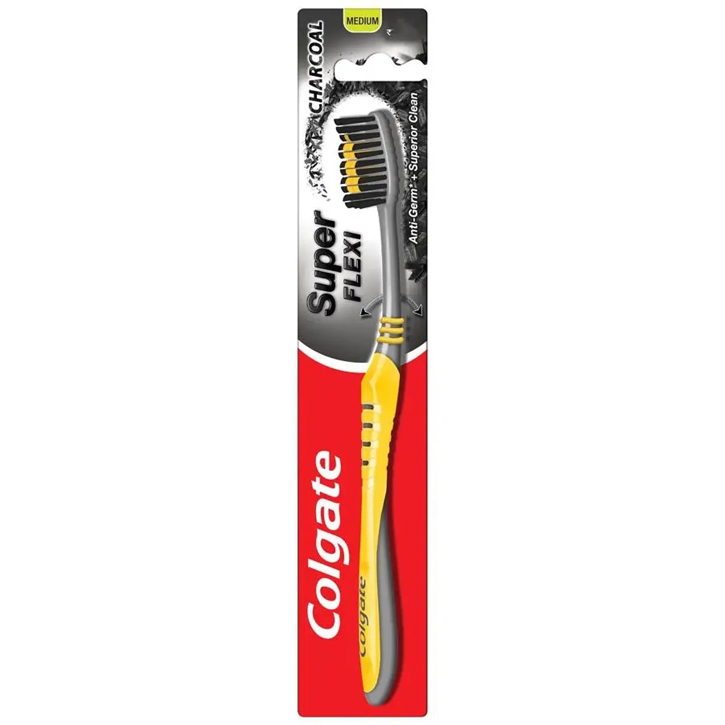 CEPILLO DENTAL SUPER FLEX CHARCOAL COLGATE