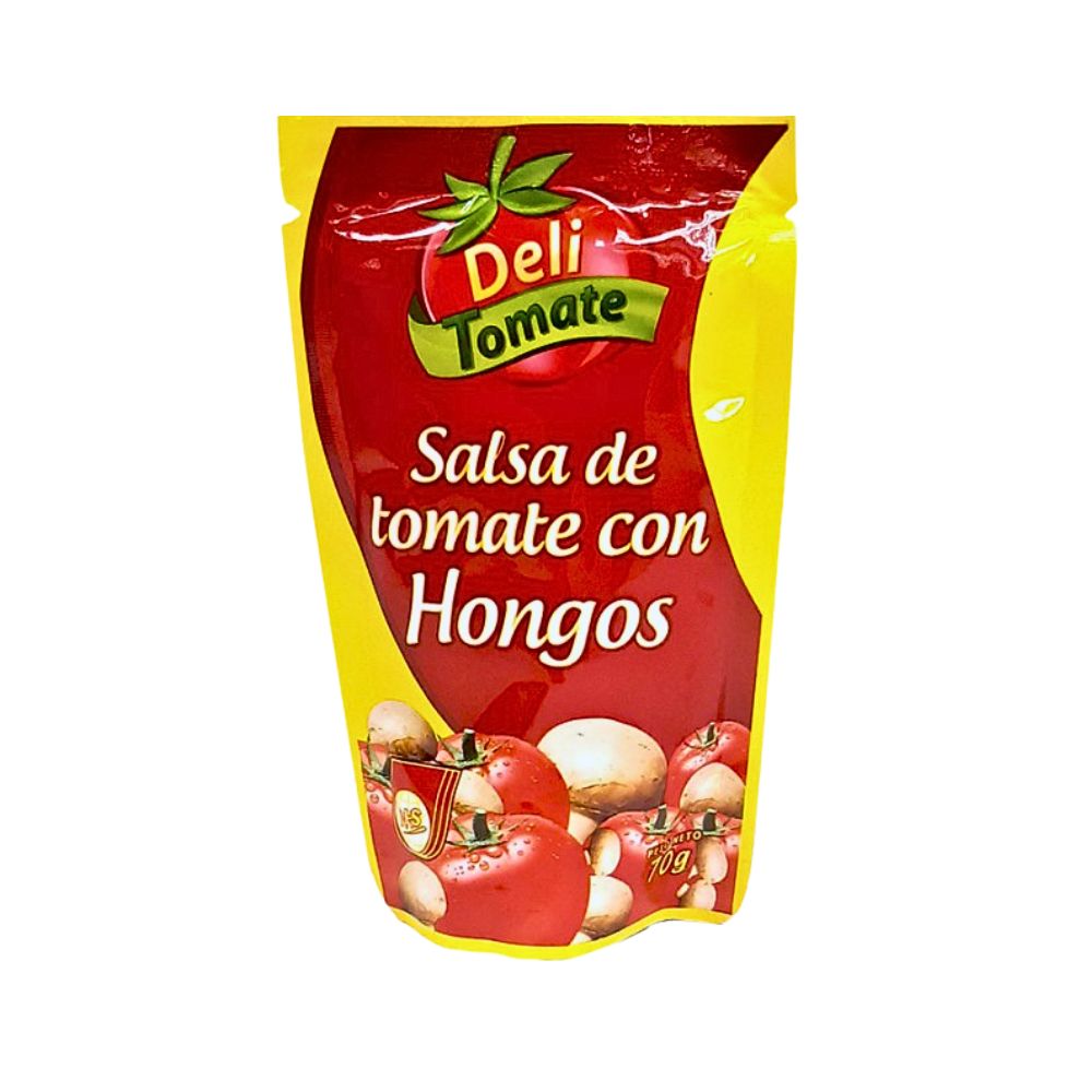 SALSA DE TOMATE HONGO 70 GR DELI TOMATE