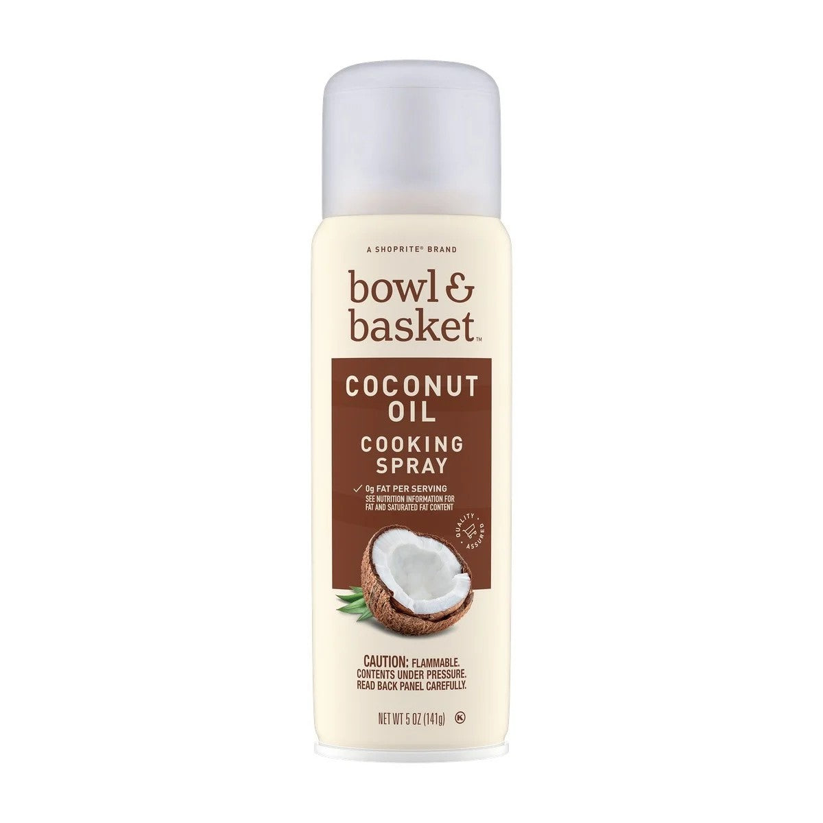 COCONUT OIL COOKING SPRAY 5 OZ BOWL & BASKET