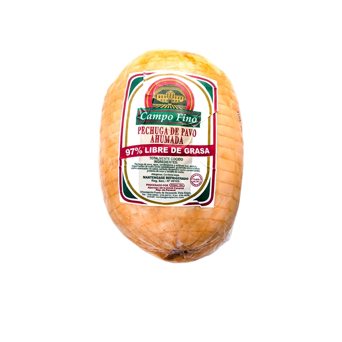 PECHUGA PAVO AHUMADA CAMPO FINO POR 0.454 LB - CAMPO FINO