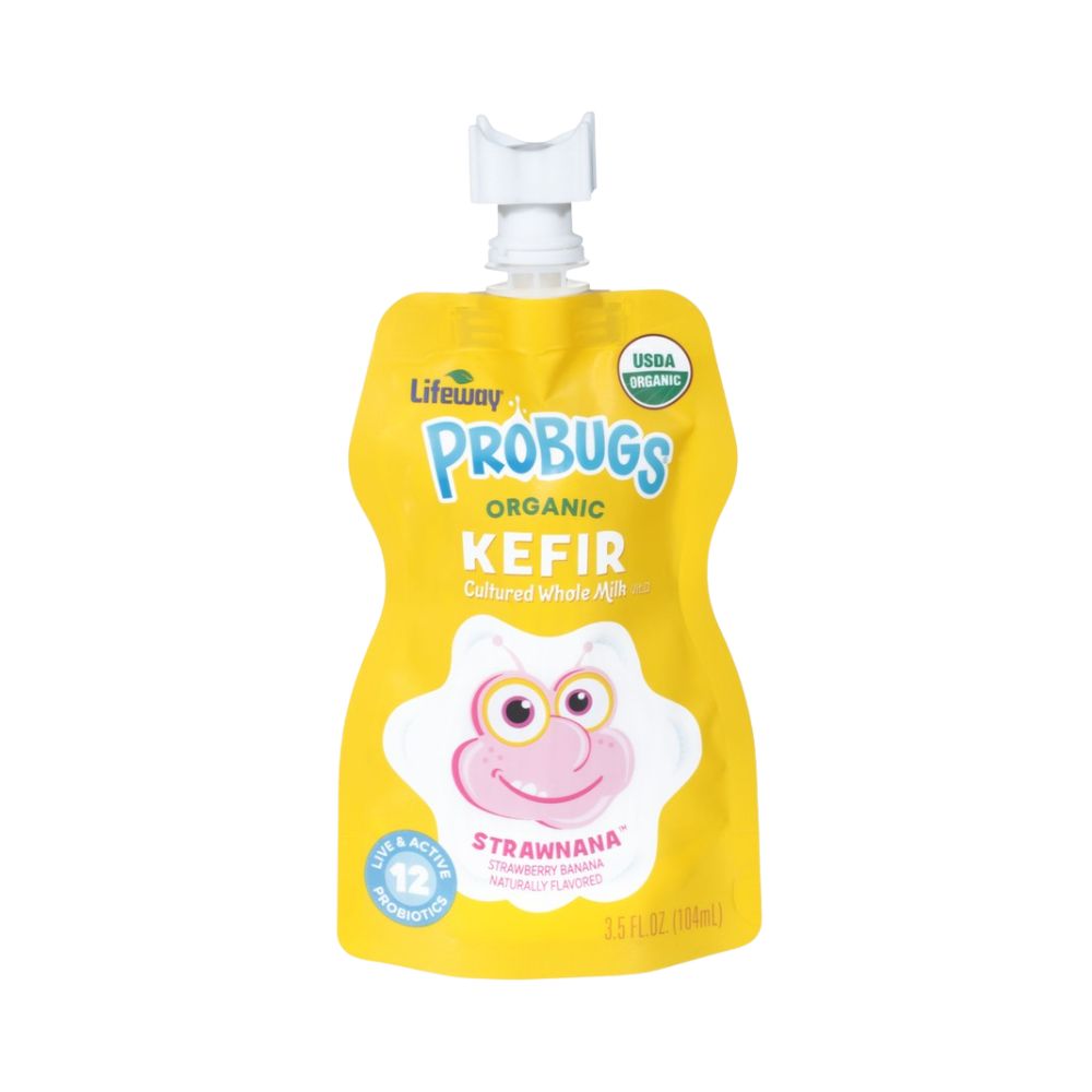 KÉFIR ORGANIC STRAWNANA 3.5 OZ LIFEWAY