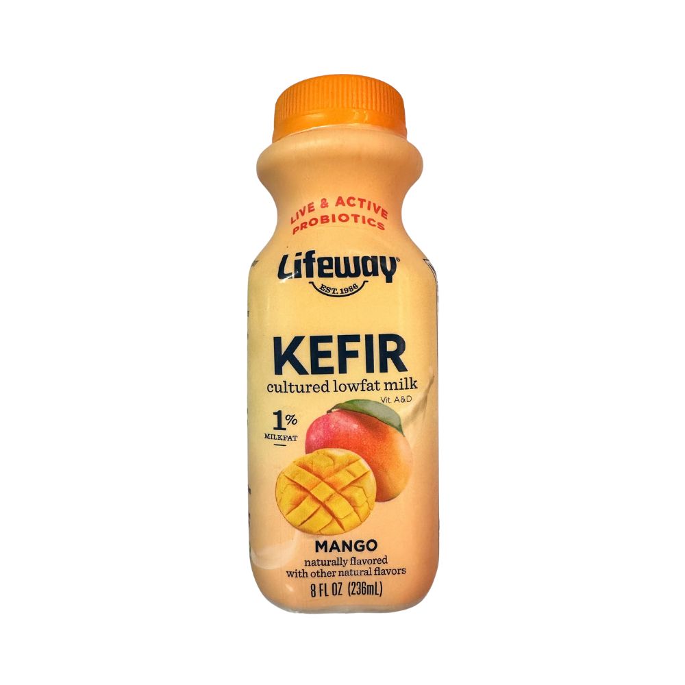 KÉFIR LOW FAT MILK MANGO 8 OZ LIFEWAY