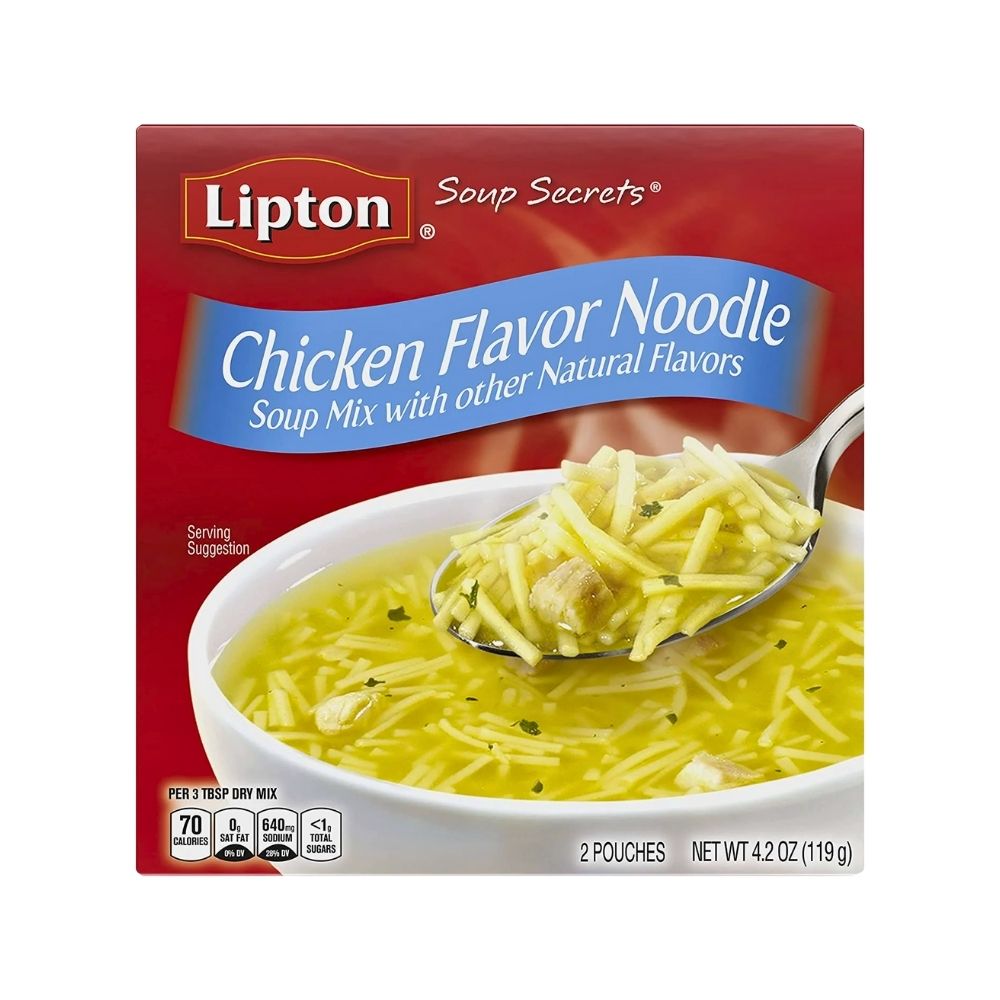 Sopa de pollo Lipton 4.2oz, recibe a domicilio en Boquete y David. Listo para entrega .
