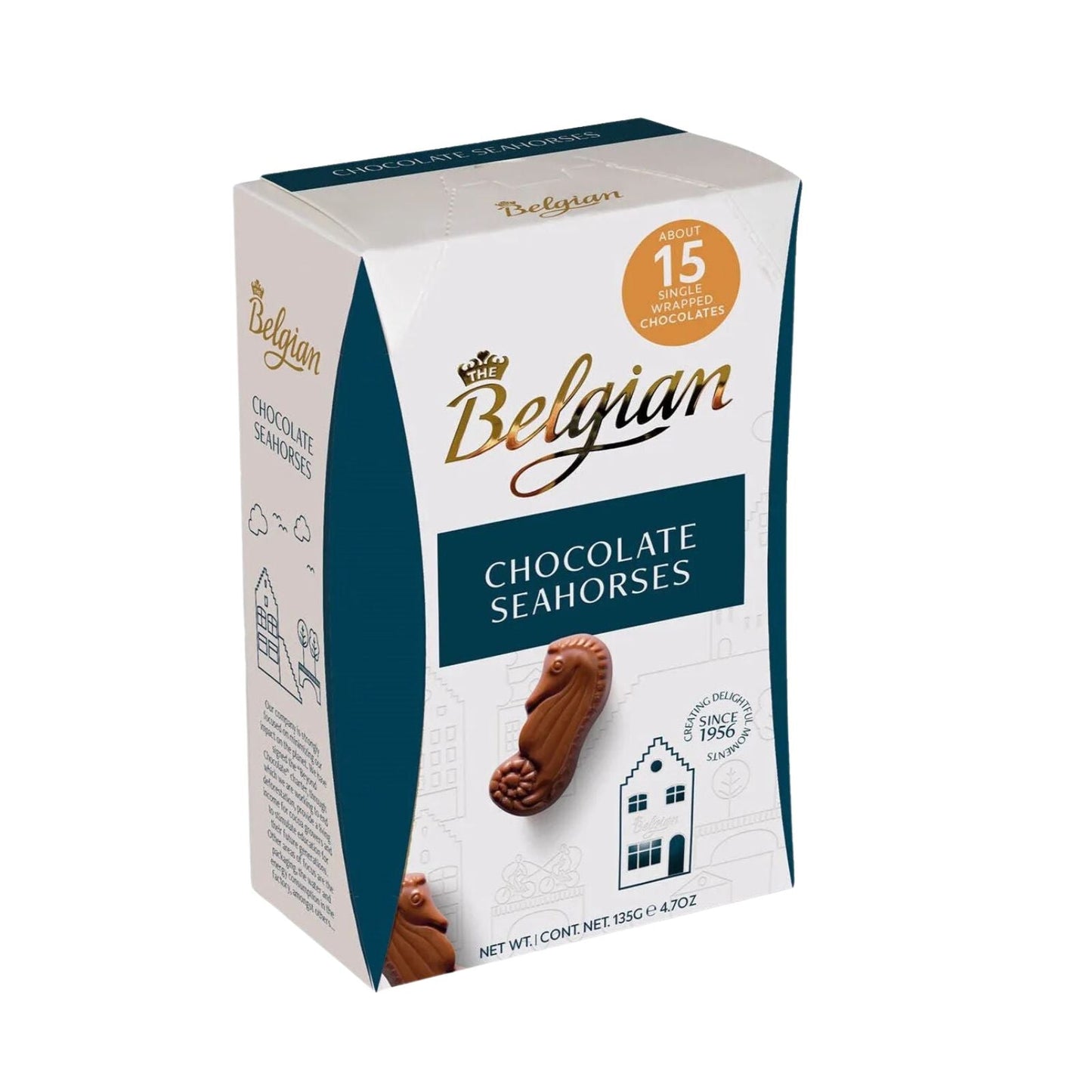 CHOCOLATE SEAHORSES 4.7 OZ THE BELGIAN