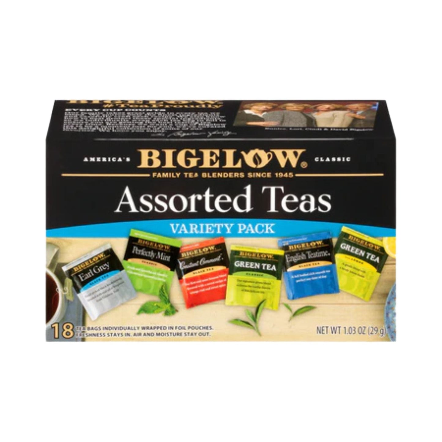 TE SURTIDO ASSORTED 18 UN BIGELOW