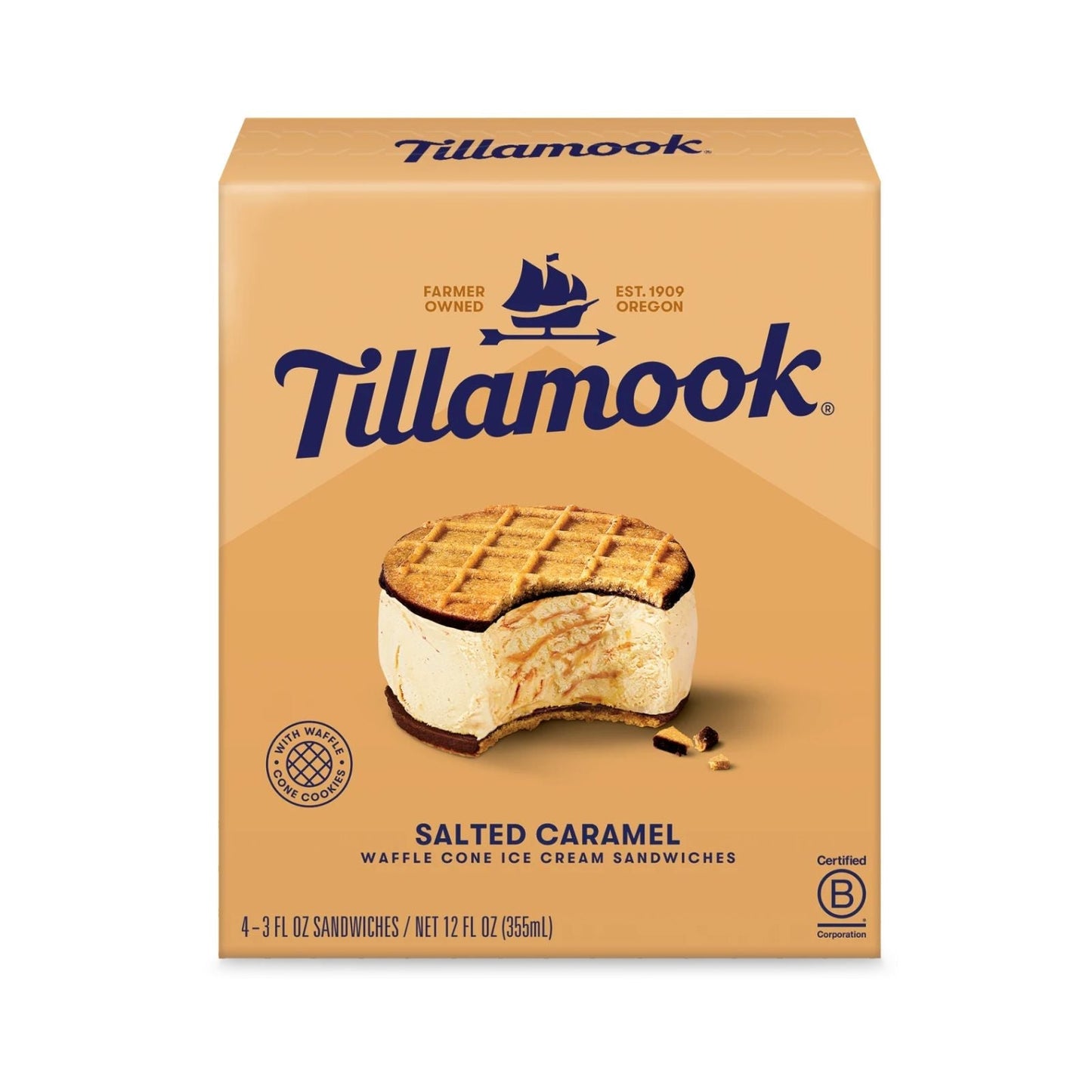 SALTED CARAMEL SANDWICH 355 ML TILLAMOOK