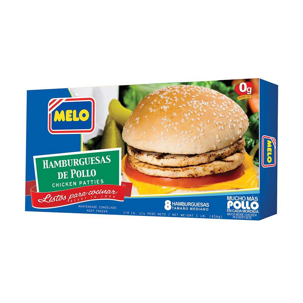 HAMBURGUESA POLLO MELO