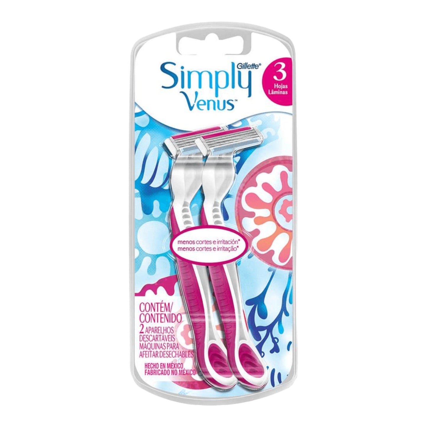 MAQUINA PAR AFEITAR SUAVE SENSITIVE VENUS DESECHABLE 4 PACK GILLETTE