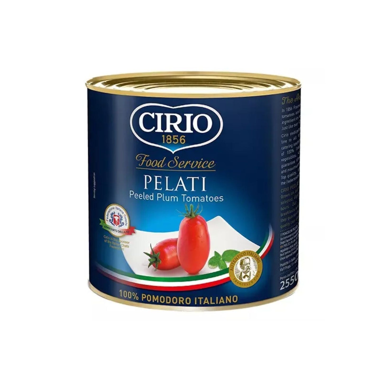 PELATI PEELED PLUM TOMATOES 2550 GR CIRIO