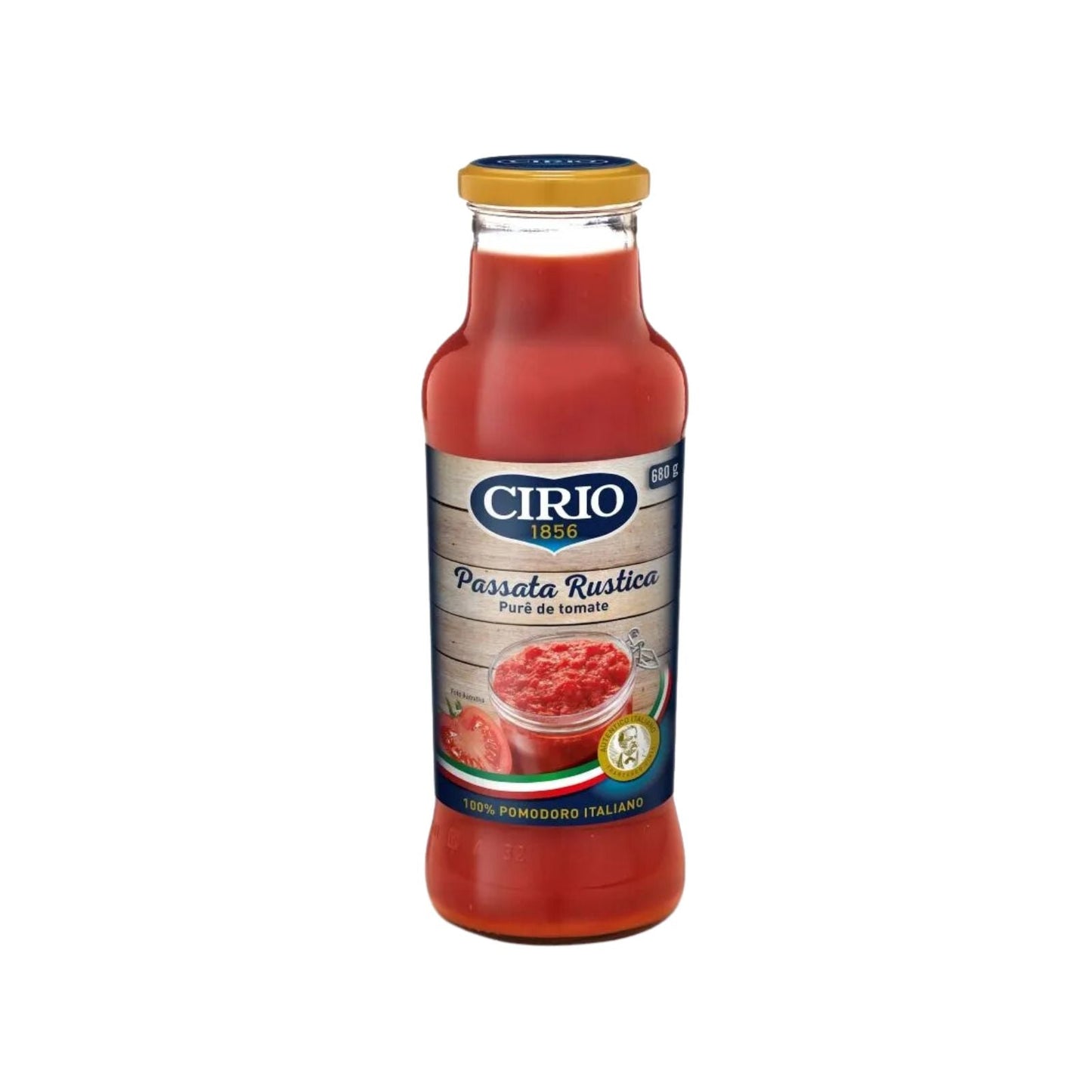 PASSATA RUSTICA PURE DE TOMATE 680 GR CIRIO