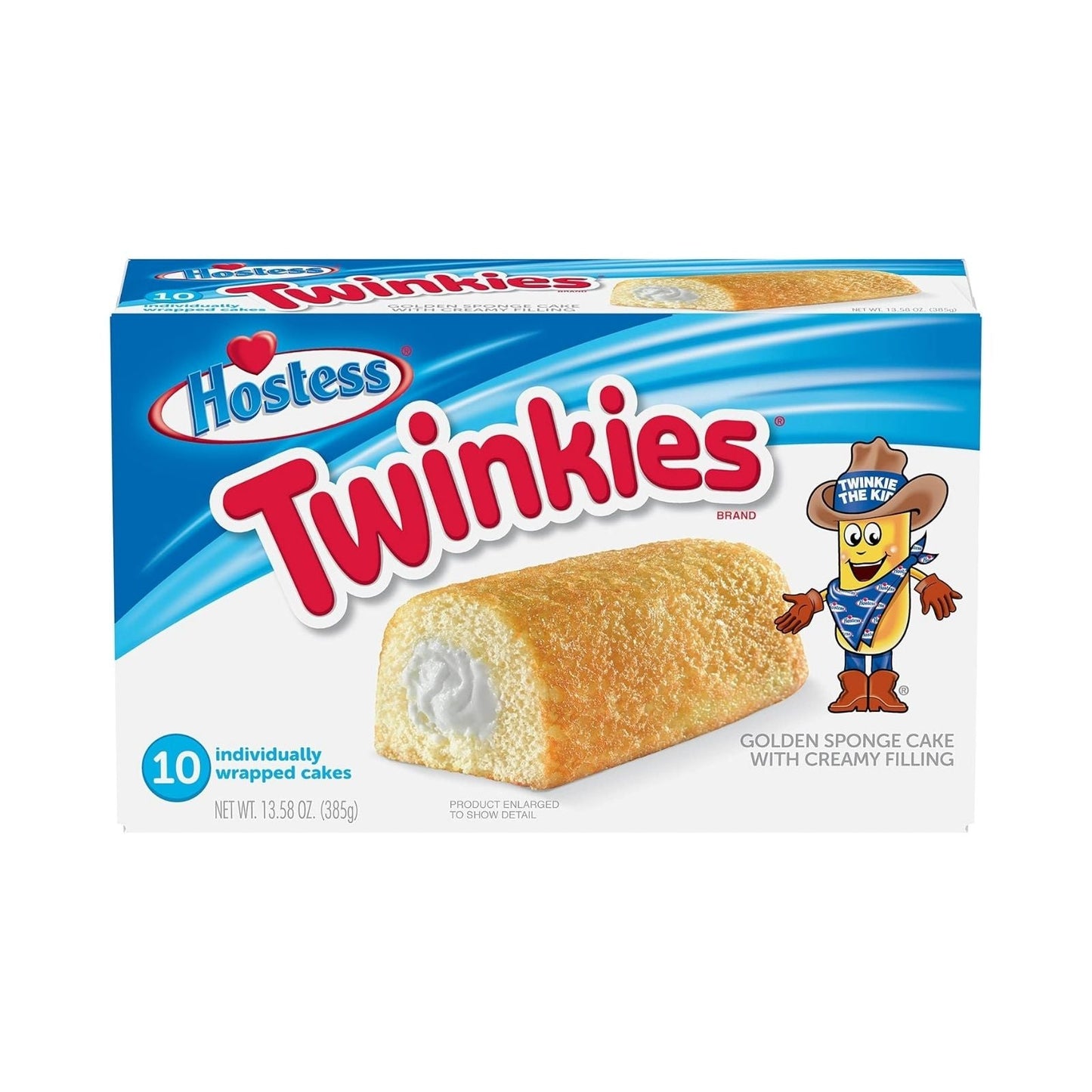 TWINKIE WRAPPED CAKES 10 INDIVIDUALLY 13.58 OZ HOSTESS