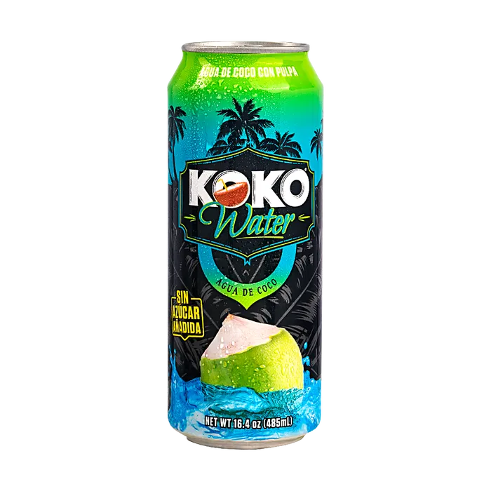AGUA DE COCO CON PULPA KOKO WATER 485 ML KOKO WATER