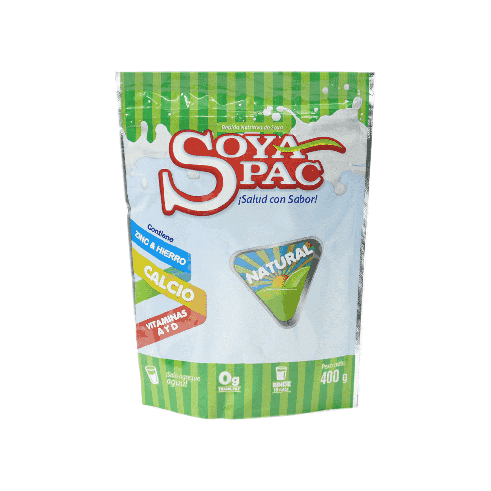 BEBIDA DE SOYA EN POLVO 400 GR - SOYA PAC
