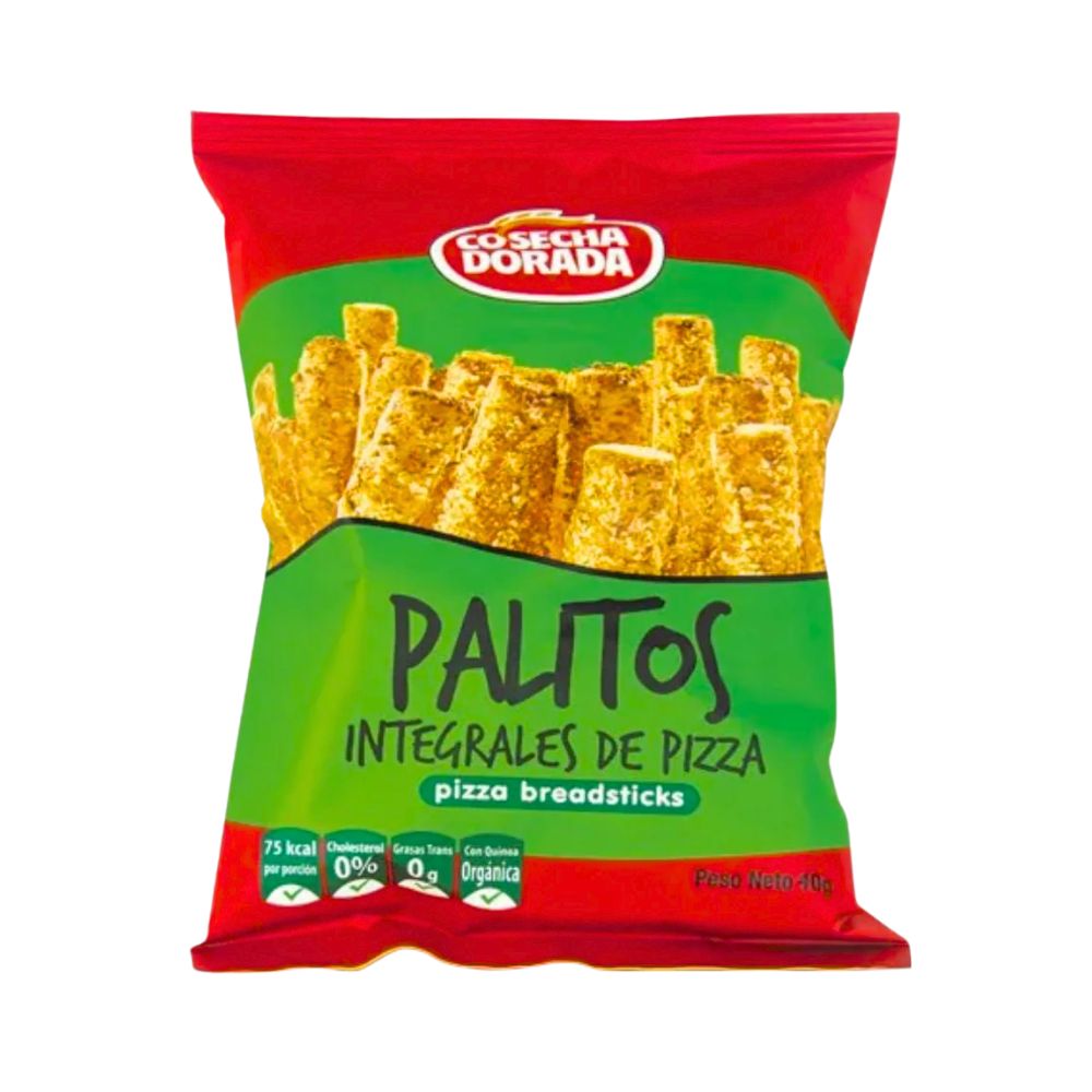 PALITOS INTEGRALESV DE PIZZA 40 GR COSECHA DORADA