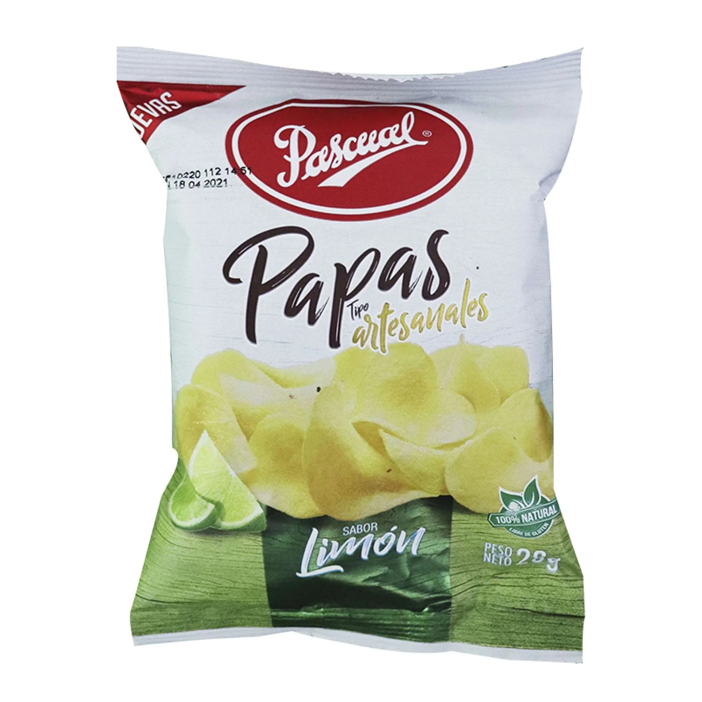 PAPAS LIMÓN 28gr - PASCUAL