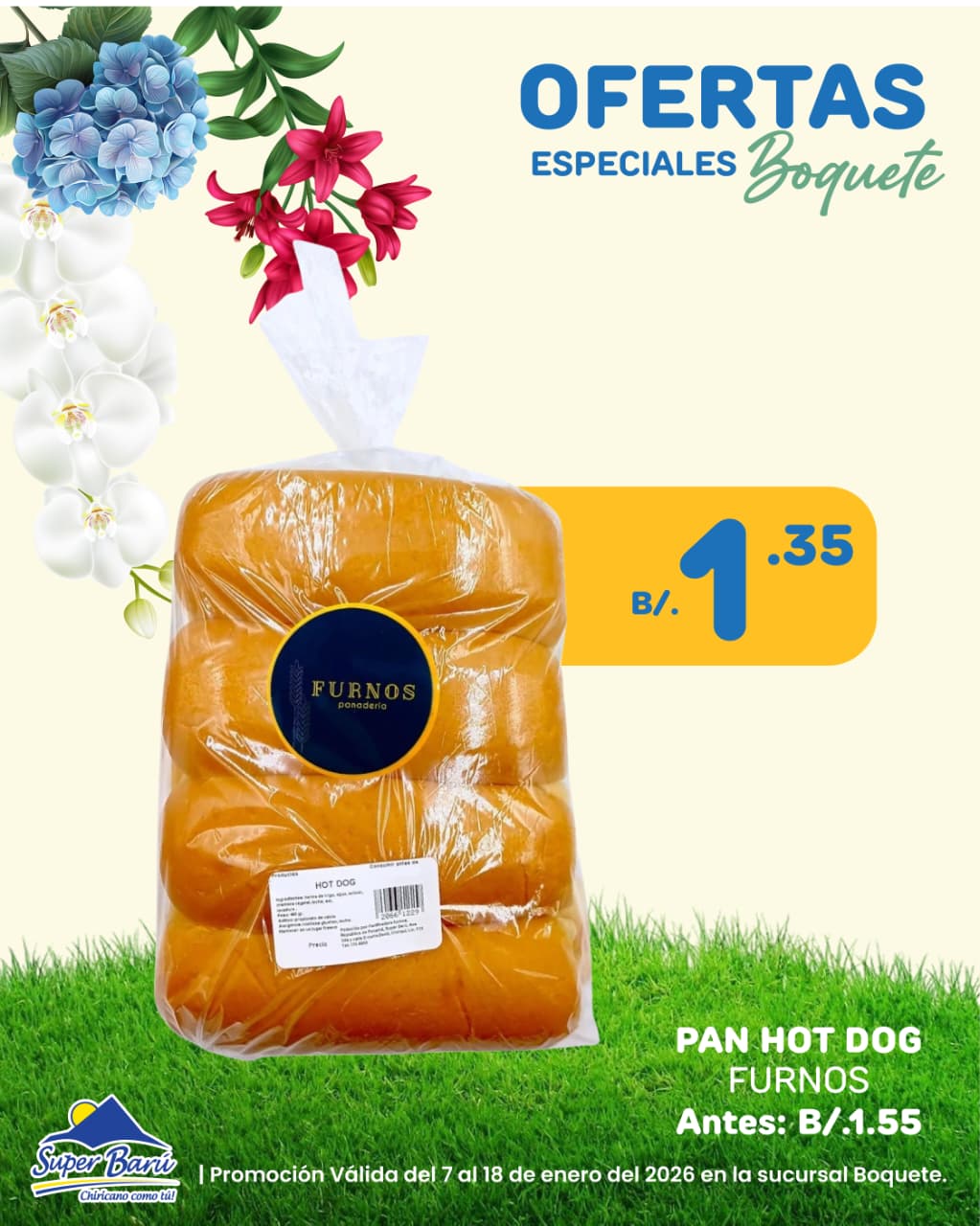 PAN HOT DOG EMPACADO 8 UNI FURNOS