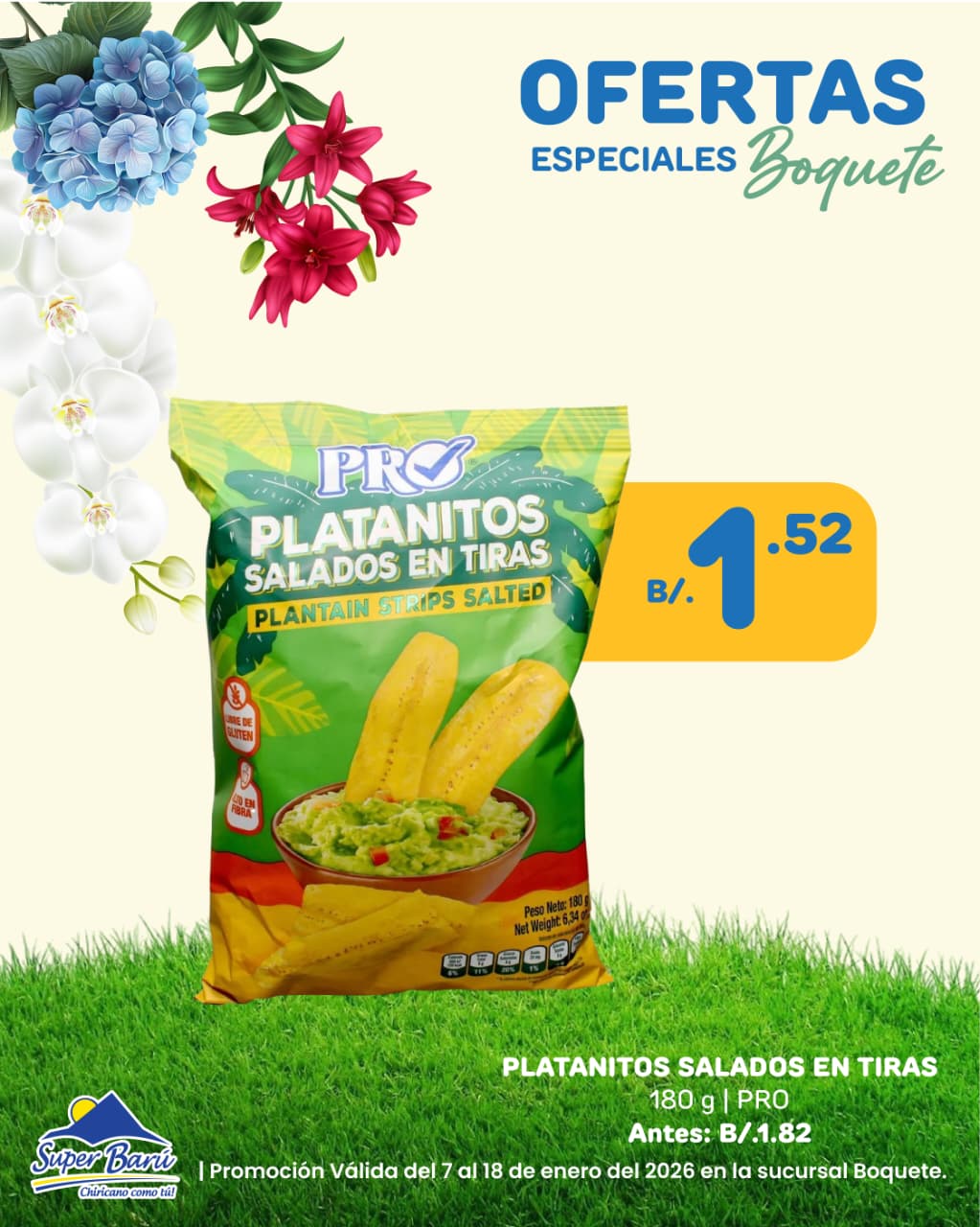 PLATANITO CON SAL TIRAS 180 GR PRO