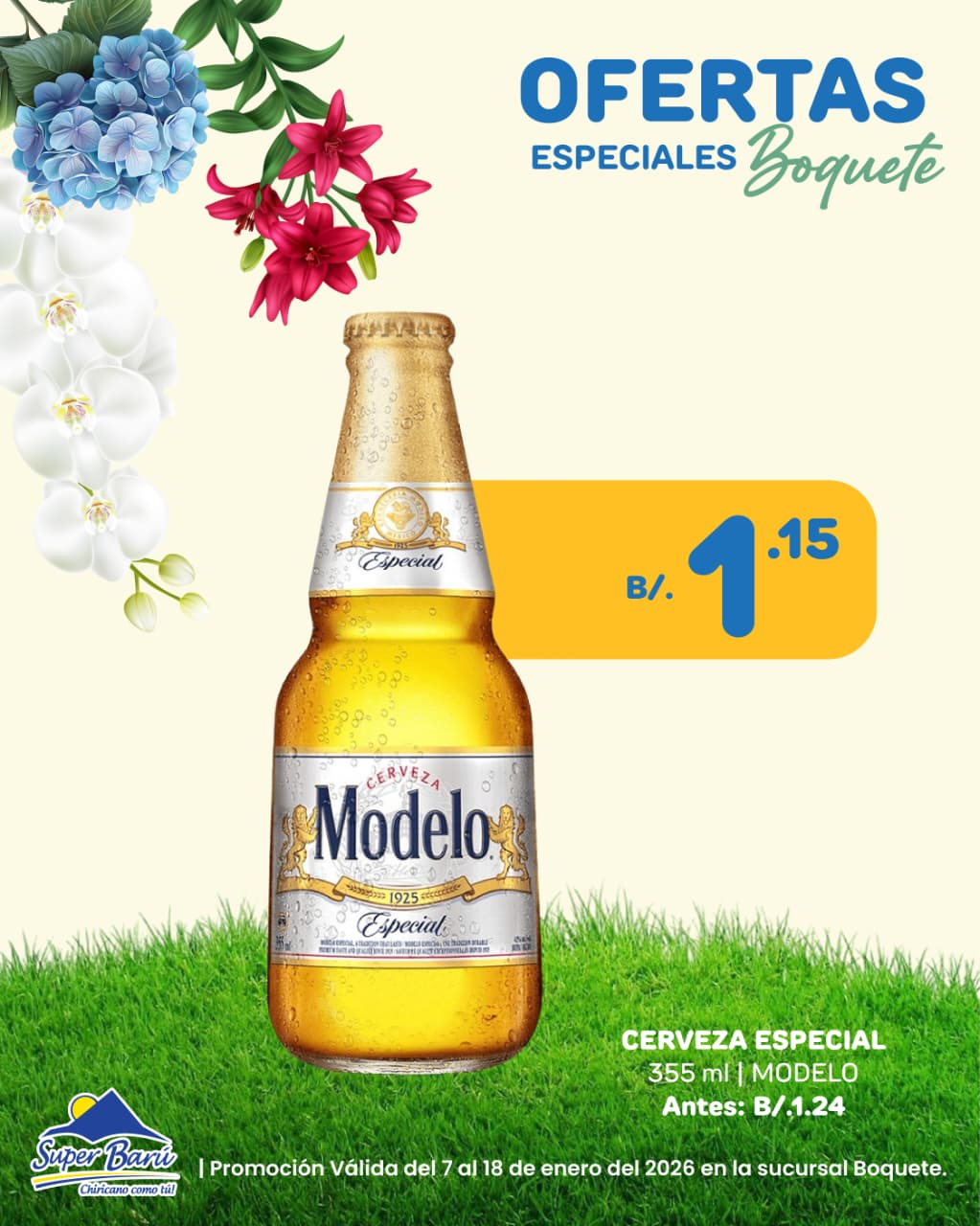 CERVEZA MODELO ESPECIAL BOTELLA 355 ML CERVEZA MODELO