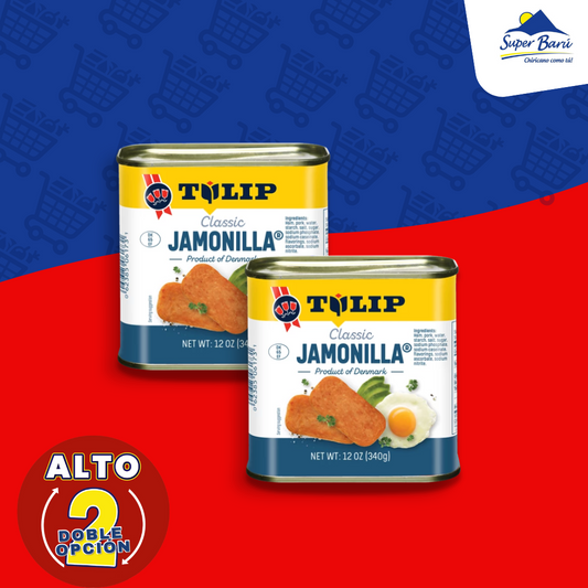 PACK DE JAMONILLA REGULAR DE CERDO 2 UNI DE 12 OZ C/U TULIP