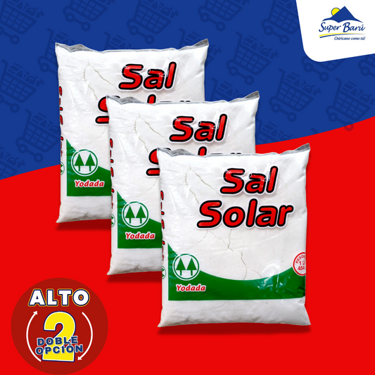 PACK DE SAL YODADA DE 1 LB SOLAR 3 UNI