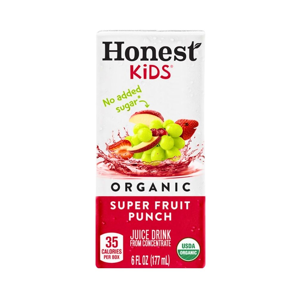 ORGANIC SUPER FRUIT PUNCH 6 OZ HONEST KIDS
