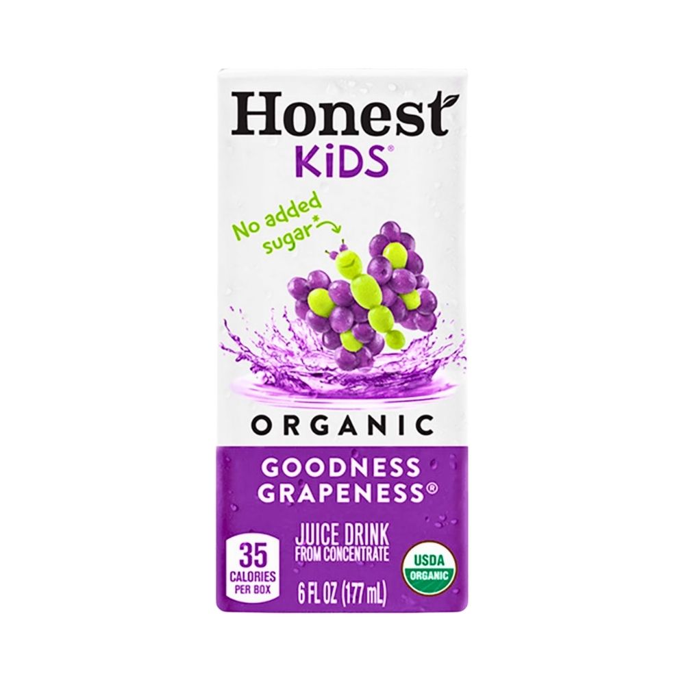 ORGANIC GOODNESS GRAPENESS 6 OZ HONEST KIDS