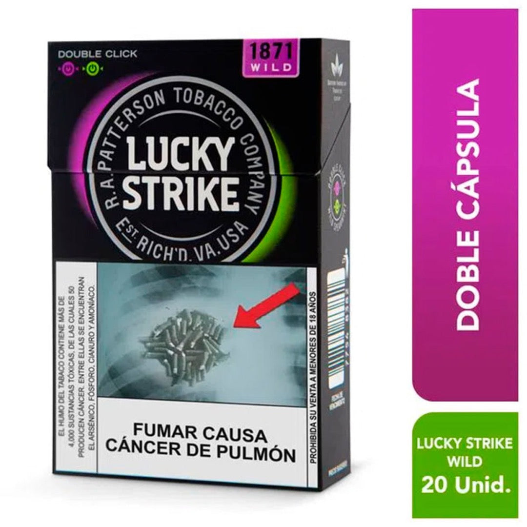 CIGARRILLO CLICK ON 20S - LUCKY STRIKE
