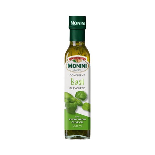 ACEITE OLIVA EXT. VRG. BASIL 250 ML. MONINI