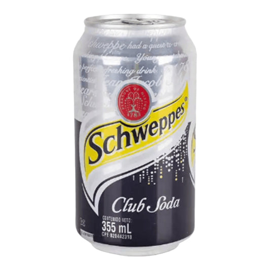 CLUB SODA SCHWEPPES LATA 12 OZ SCHWEPPES