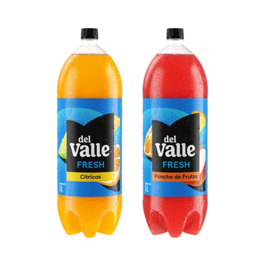 2PK JUGOS FRESH CITRUS + FRUTAS 3LT DEL VALLE