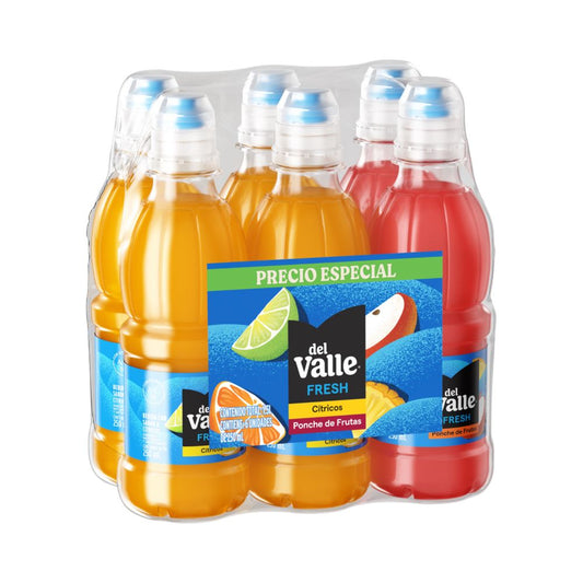 6PACK JUGO SURTIDO  250ML DEL VALLE
