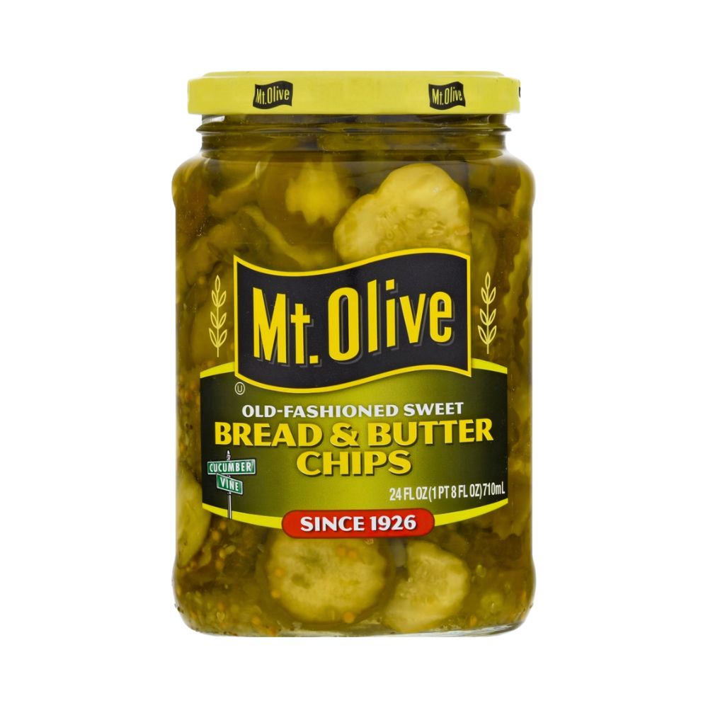 PEPINILLO BREAD AND BUTTER CHIPS 24 OZ MT.OLIVE