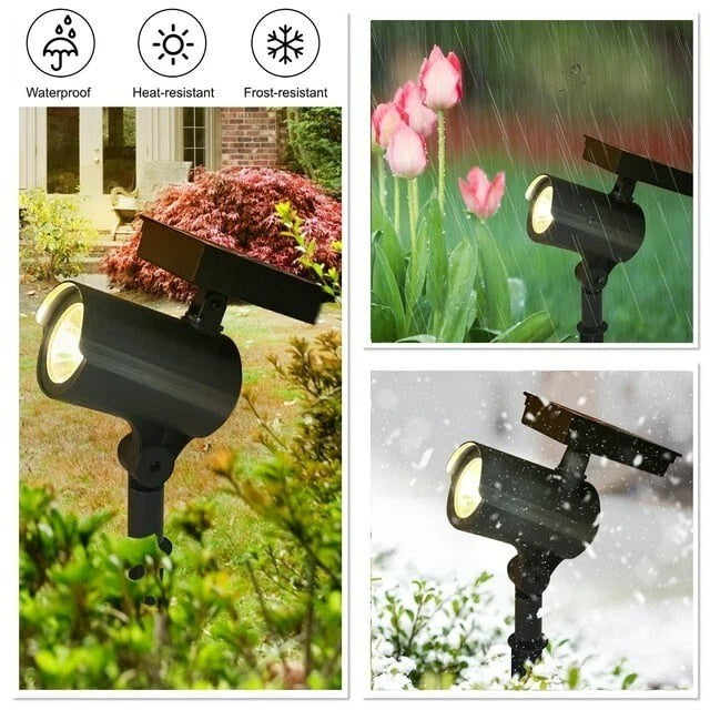 JUEGO LUCES SOLARES TIPO REFLECTOR 2PZA MAINSTAYS