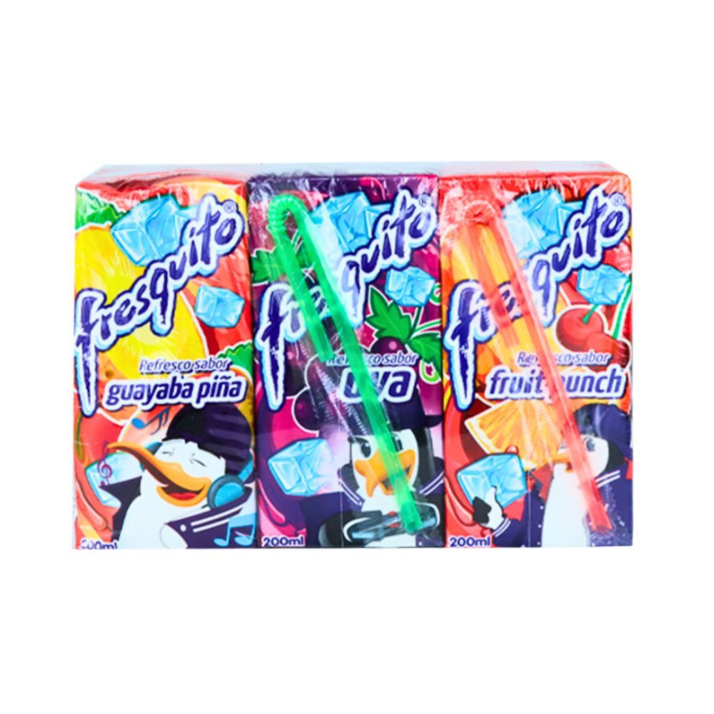 REFRESCO SABORES SURTIDOS 6PACK/200ml FRESQUITO
