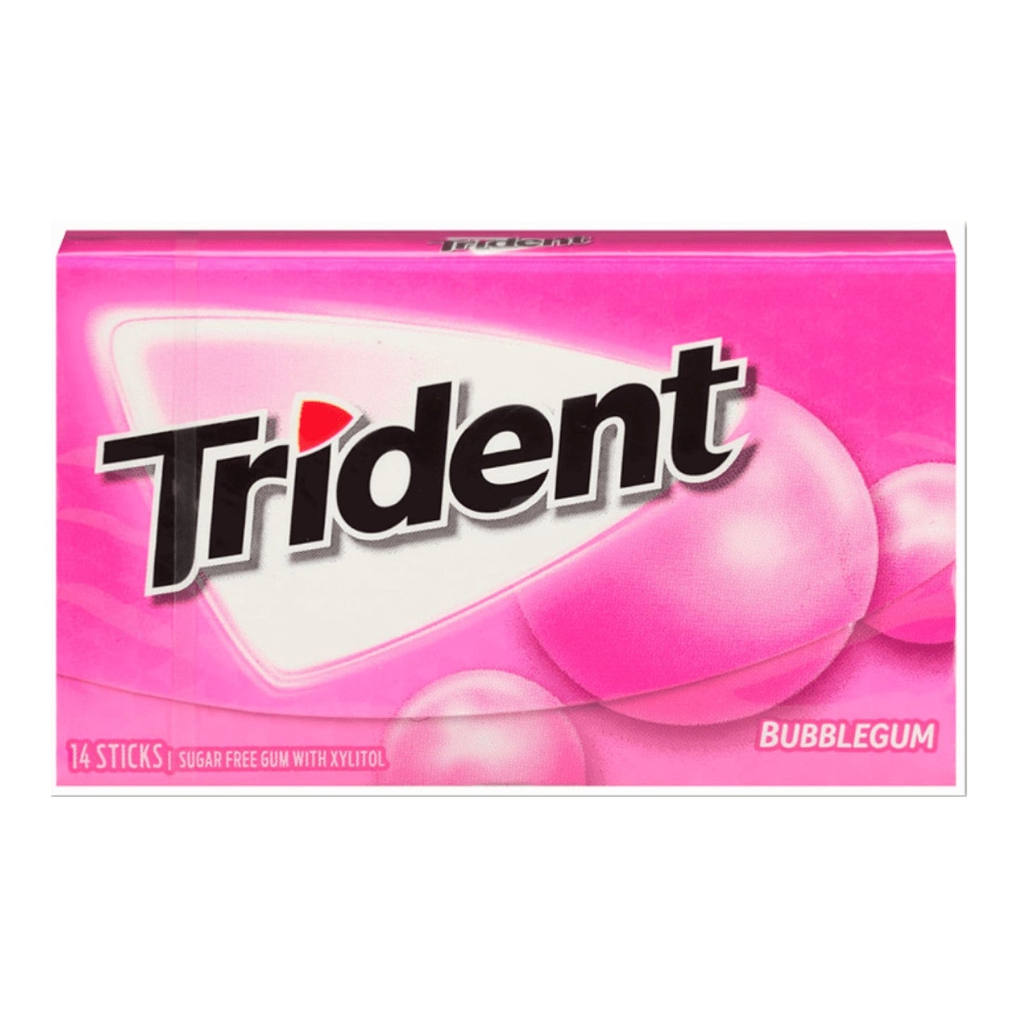 CHICLE BUBBLEGUM 14 UN TRIDENT