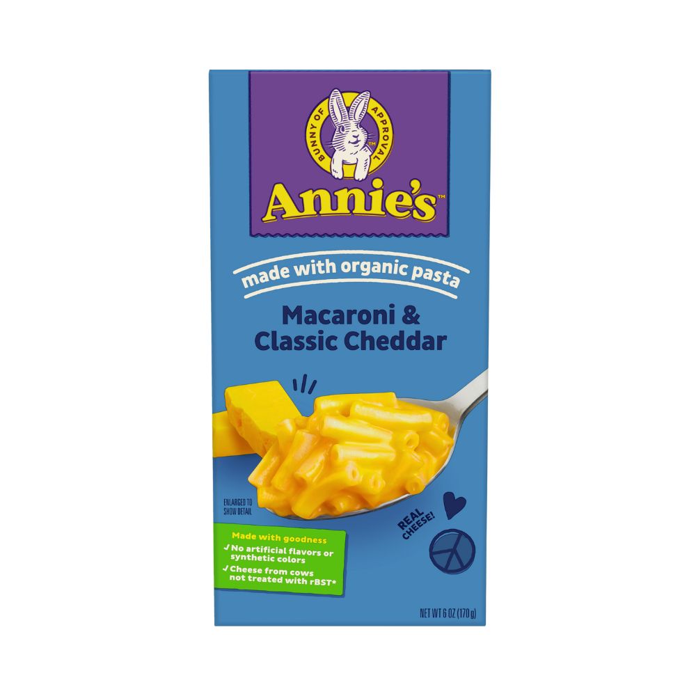 MACARRONES CON QUESO CLASICO CHEDDAR 170GR ANNIE'S